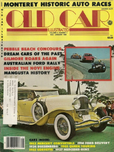 OLD CAR ILLUSTRATED 1980 JAN - '53 MERCURY,'14 FORD DELIVERY,'34 DUESENBERG